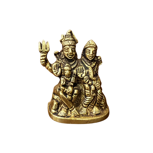 BLESSED by MOHANJI -Shiva Parvati Family Murti