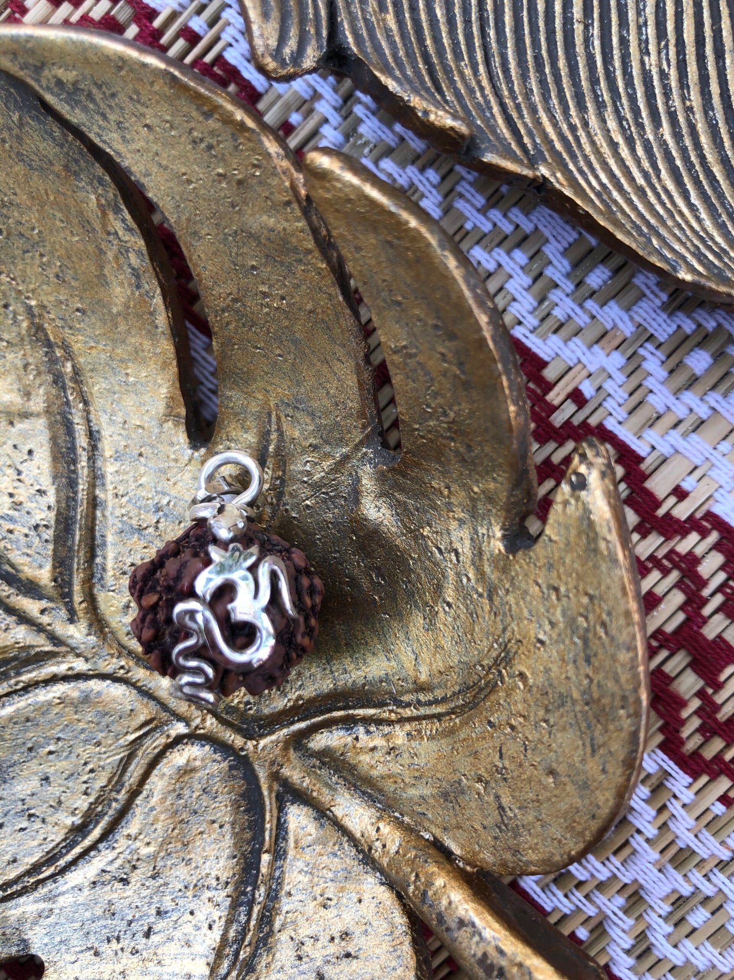 OM Rudraksha Pendant